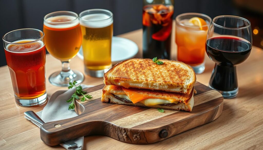 Grilled Cheese Drink Pairings