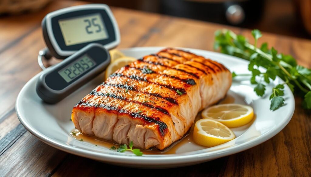 Grilled Salmon Cooking Temperatures