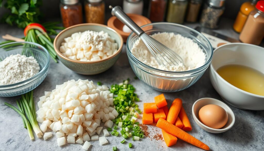 Korean Fish Cake Batter Preparation