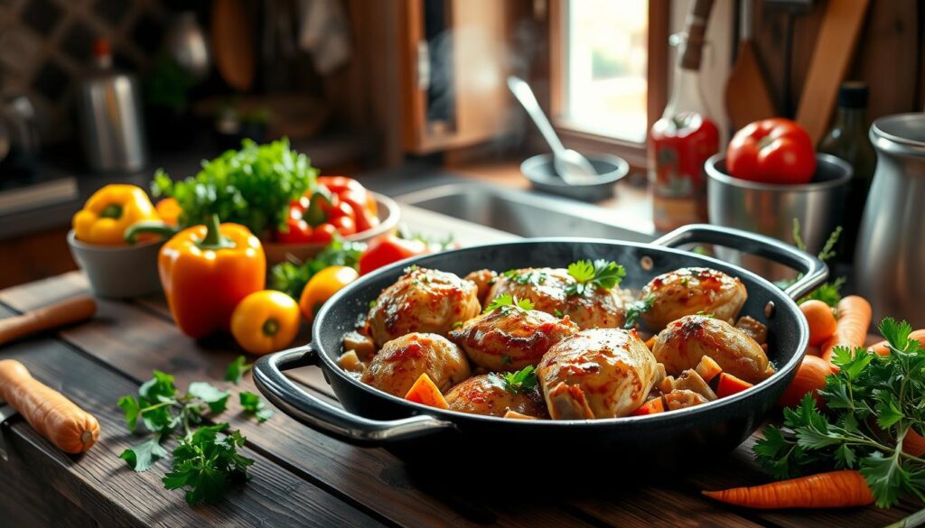 One-Pan Chicken Meal Preparation