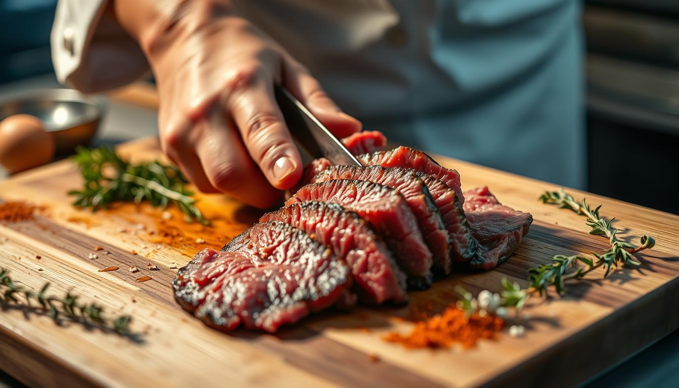 thin sliced beef